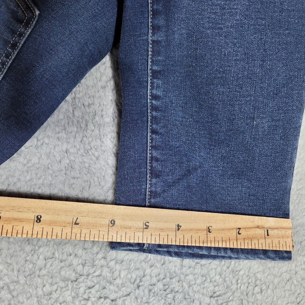 Jennifer Lopez Womens Jeans Size 18 Cropped Super Skinny Distressed Denim - Picture 7 of 8